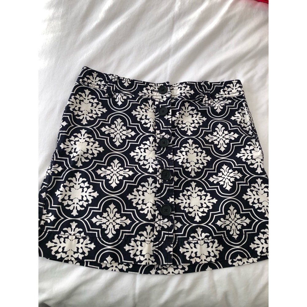 J. Crew patterned skirt